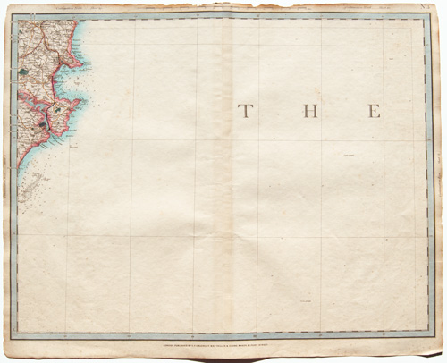 antique map of England, Wales and Scotland Railways and Stations Cruchley 1862